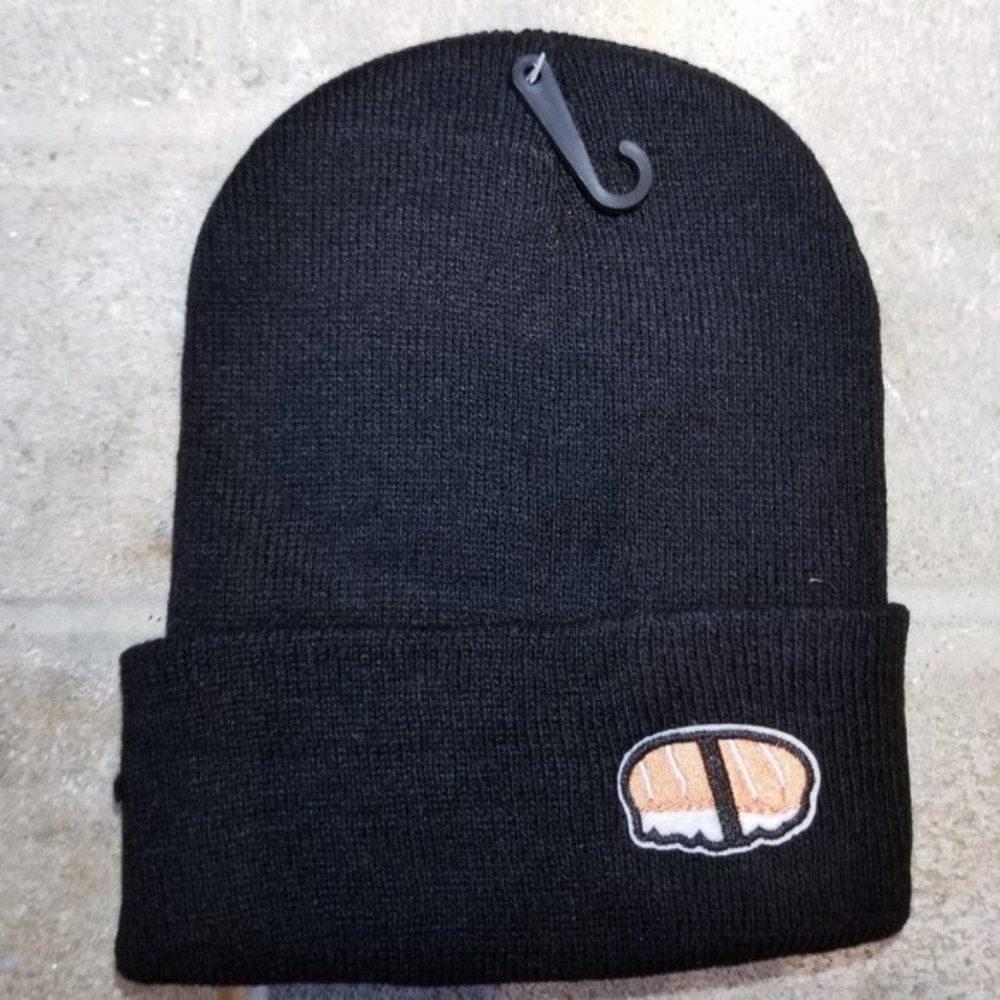 "Happy Sashimi" Sushi Side Logo Beanie